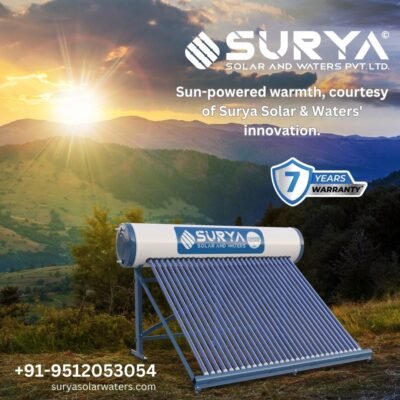 Sun powered warmth courtesy of Surya Solar Waters innovation