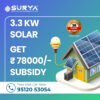 Solar Rooftop System 3.3 Kw